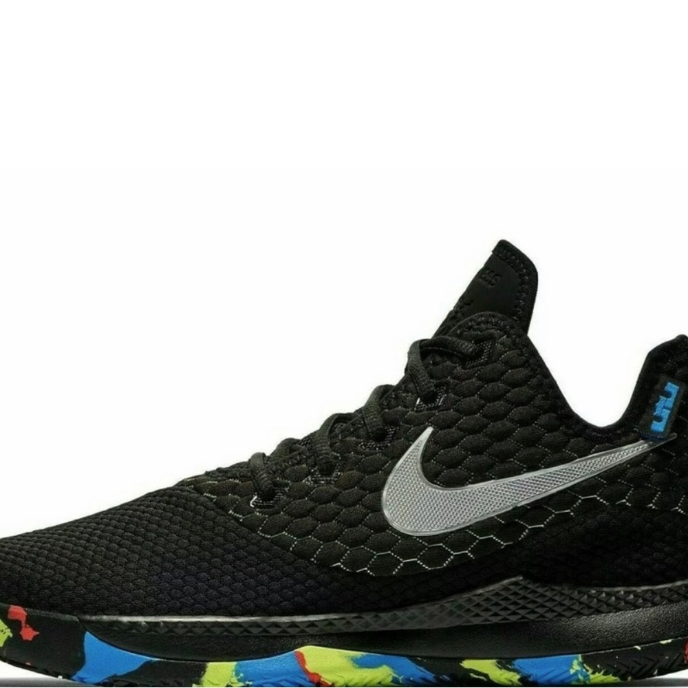 Nike LeBron Witness III 3 I Promise Black Chrome Shoes AO4433-009 Men’s US 15
